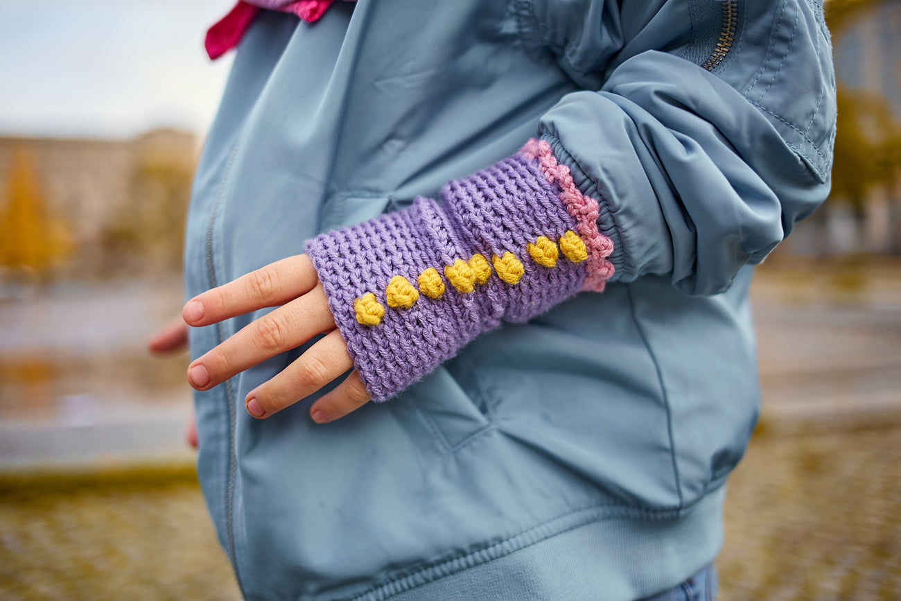 Fingerlose Handschuhe für Kinder